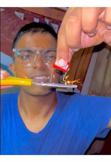 Don’t try this at home 😅💀 capacitor explodes #engineering #electronics #foryou #electric #srilanka