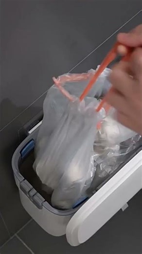 ▶️ Hands-Free Self Sealing Smart Trash Can – touching trash is over ( # 3109)