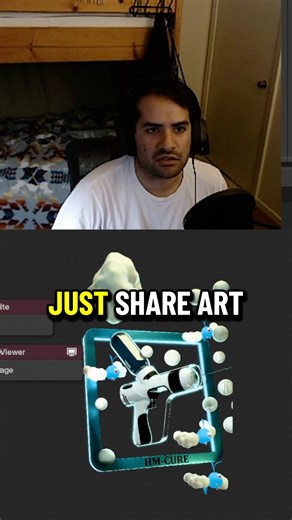 Streaming art is helpful #blender #stream #tip