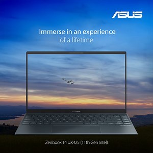 1.7K views · 11 reactions | Enjoy a broader perspective through the bright and clear four-sided NanoEdge display, with slim bezels that create a 90% screen-to-body ratio for a true-to-life immersive viewing experience. #ASUS #Z#ZenBook Product Information - https://www.asus.com/lk/Laptops/For-Home/Zenbook/Zenbook-14-UX425-11th-Gen-Intel/ Where to buy - https://www.asus.com/lk/content/Buy/ | ASUS | Facebook