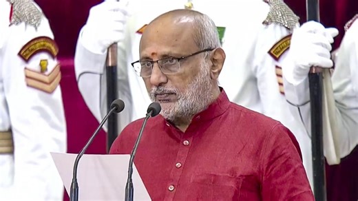 C. P. Radhakrishnan takes oath as 15th Vice-President of India