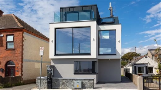 The stunning home in seaside town on Irish market for €1.4m with beach views