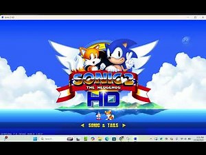 How to install Sonic 2 HD on Windows, PC