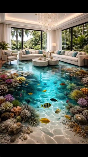 These Epoxy Floors Are Insane 🤯 #epoxyfloor #epoxy #interiordesign #interiordesign #luxuryhomestour