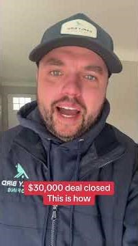 $30k of roofing sold off a single yard sign #business