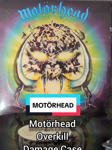 Motörhead Overkill Damage Case 1979 Motörhead #motorhead #punk #heavymetal #speedmetal #vinyl Overkill was Motörhead’s second studio album and their first with Bronze Records, released in March 1979. Producer Jimmy Miller (Rolling Stones/Traffic) co‑produced Overkill, helping the band refine their speed‑metal‑raw sound in London studios. The core classic trio lineup on Overkill was Lemmy (bass/vox), “Fast” Eddie Clarke (guitar) and Phil “Philthy Animal” Taylor (drums). The album Overkill helped 