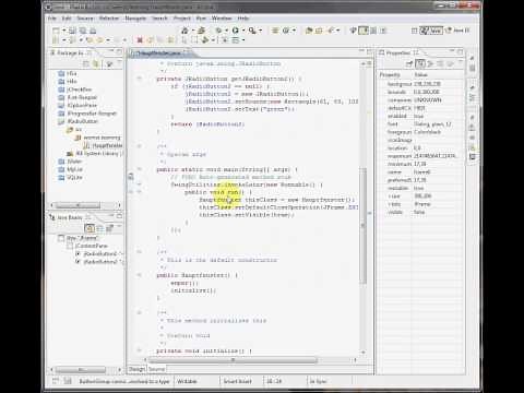 java eclipse jRadioButton ButtonGroup ItemListener