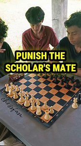 The most brutal way to punish the Scholar's Mate Trick #Chess #fblifestyle | ChessFam