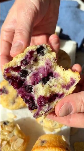 One Bowl Lemon Blueberry Muffins