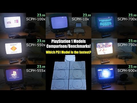 All PS1 Models Comparison & Benchmarks! (4K)
