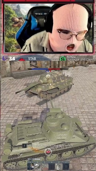 T-34-85 vs JAGDTIGER: Can a New Player Win? 💀 #warthunder