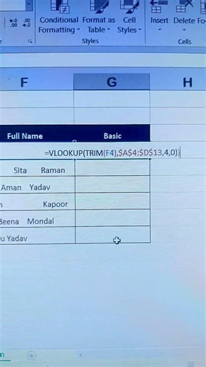 Part 15 👉 Use nested function in Excel advance level #excel #vlookup #example #spreadsheets #like 👍🍂