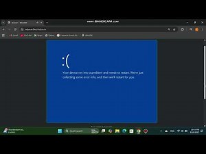 Ruby Crying Has BSOD VM (Windows 11 Old BSOD)
