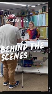 1.5K views · 43 reactions | Have you ever wondered what it looks like or what does it take to create a Fabric Cafe video? Here is a quick little peek from behind the camera ️️ Watch the whole finished video today at 4:00cst, it's almost time  | Fabric Cafe | Facebook