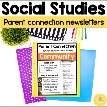 Social Studies Parent Newsletters | Take-Home Activities for 1st–3rd