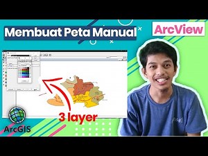 ArcView | TUTORIAL MEMBUAT PETA MANUAL DENGAN SUNGAI DAN JALAN ARCVIEW | STYO PATUH