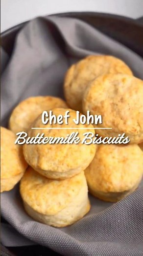 Chef John Buttermilk Biscuits 🍪 #chefjohn #buttermilkbiscuits #thefoodxp