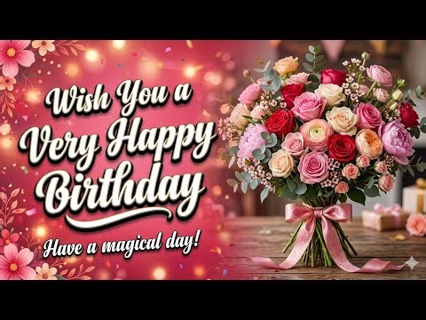 Happy Birthday My Love 💖 | Sweet Romantic Birthday Wish for Someone Special