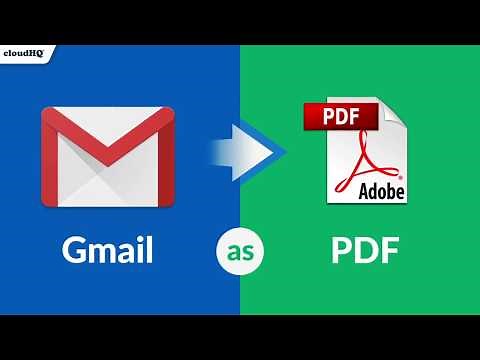 Forward Multiple Emails as One Single PDF
