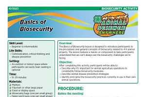 Basics of Biosecurity