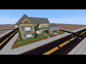 Minecraft Two Story House Tutorial
