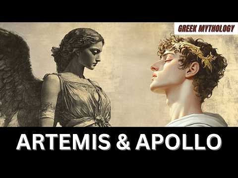 ARTEMIS & APOLLO - TWIN GODS OF OLYMPUS - SUN & MOON - GREEK MYTHOLOGY