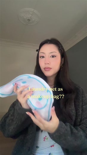 Affordable Makeup Bag Hack with Laundry Nets