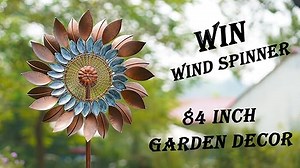 Watch Winwindspinner Garden Wind Spinner for Spring on Amazon Live
