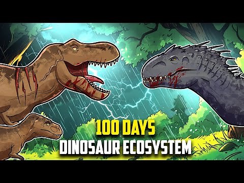 I Simulated A Dinosaur Ecosystem For 100 Days! | Jurassic World Evolution 3