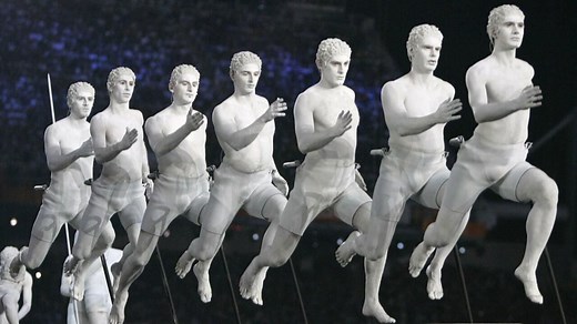 2004年雅典奥运会开幕式第四幕“历史年轮”系列'Allegory' 'Clepsydra' - a grand procession 4k 60fps制作\n\n