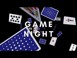 2 Hour Game Night Playing Card Birthday Party Theme Background Video with Music