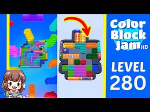 Color Block Jam Level 280 Solution Walkthrough