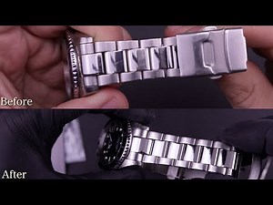 HOW TO REFINISH A WATCH | EASY Scratch Removal Tutorial For BOTH Brushed (Satin) and High Polish