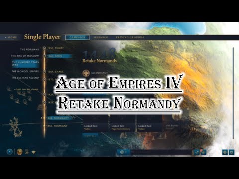 The Hundred Years War 1448, Normandy - Age of Empires IV Gameplay Part 7