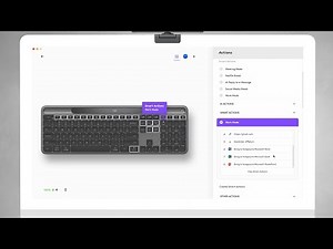 How to customize the Action Key with Signature Slim Solar+ and Logi Options+ App