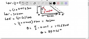 SOLVED:A 60^∘ strain rosette, or delta rosette, consists of three electrical-resistance strain gages arranged as shown in the figure. Gage A measures the normal strain εa in the direction of the x axis. Gages B and C measure the strains εb and εc in the inclined directions shown. Obtain the equations for the strains εx, εy and γx y associated with the x-y axes.