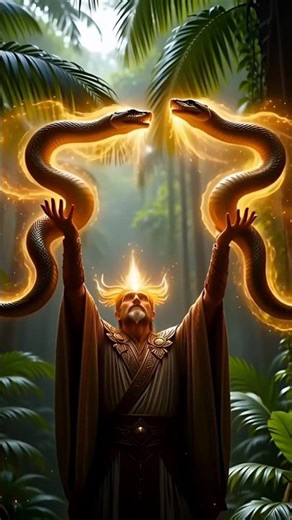 This Magician Controlled Two Giant Snakes with One Spell 😳🔥