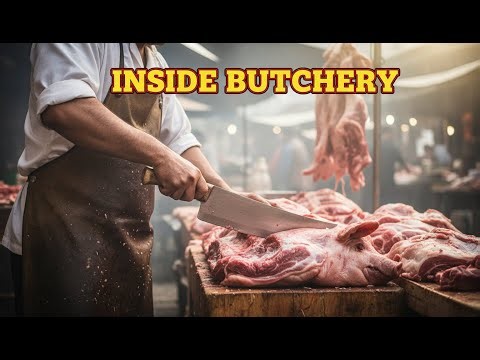 Inside a Whole Pig Butchery Process | Traditional Pork Cutting Skills