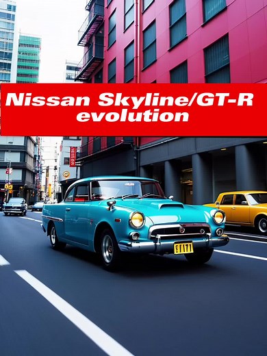 Evolution of the Nissan Skyline/GT-R
