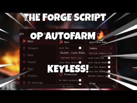 The Forge [BETA] Script For Mobile And Pc | AutoFarm | AutoForge | Keyless