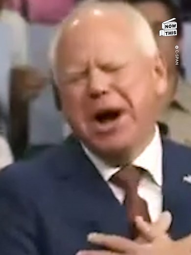 ‘I’m not crying, you’re crying’ — VP nom Tim Walz gets emotional as the crowd cheers ‘Hope’