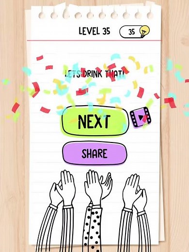 Brain Test: Tricky Puzzles Level 35 Walkthrough Solution Answers Solved