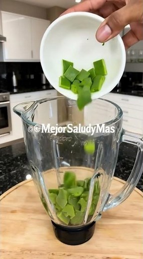 "Get rid of all the fat and cleanse your arteries! 🌵🥒 The secret of Nopal and Chayote"