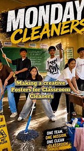 Creative Classroom Cleaners Posters for Students