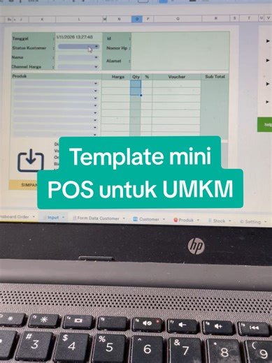 template mini pos untuk catat penjualan jadi lebih mudah #templategooglesheet #googlesheets #manajemenkeuangan