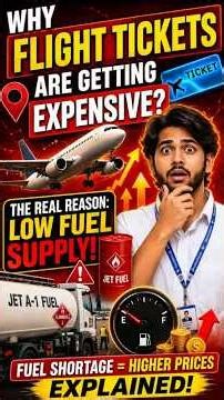 DAY-26 Reason Why Flight Ticket Prices Are Increasing! ✈️⛽😱#airplane #aeronauticalengineering #viral