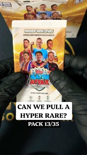 CAN WE PULL A HYPER RARE? 👀 | Topps Match Attax 2026/27 Pack 13/35