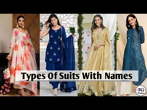 Different Types Of Suits With Their Names/ Types Of Suits For Women/ Suits For Women #fashion