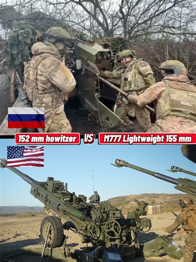 157 mm Howitzer Russian VS M777 lightweight 155 mm USA #howitzer #m777 #157mm #usa
