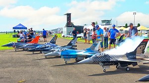 32M views · 648K reactions | Models: 6x F-16 Falcon jets Pilots: Marc Petrak | Andreas Ruppert | Wolfgang Kappler | Thomas Ehle | Hans Messmer Event: Horizon Airmeet 2021, Genderkingen, Germany - Please subscribe for upcoming videos - Copyright: DIGITAL RC | DIGITAL RC | Facebook